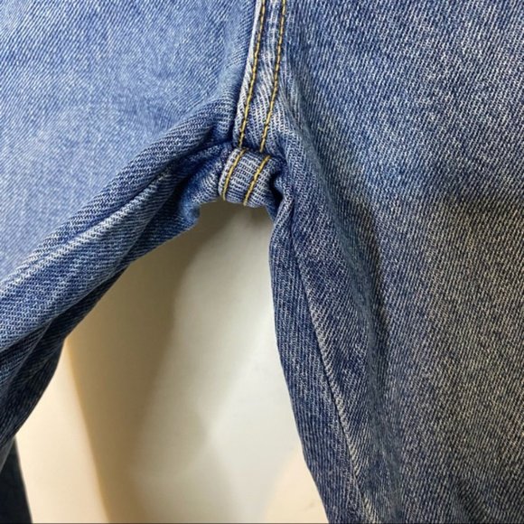 Carmar Los Angeles Ursula Taylor High Rise Red Twill Trim Straight Jeans 25 - Picture 9 of 13